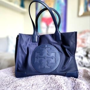 Tory Burch Ella Tote Navy
